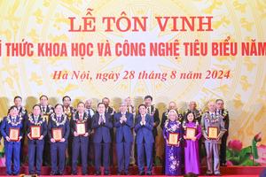 Tôn vinh 135 trí thức trong lĩnh vực khoa học và công nghệ