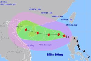 Khả năng bão số 3 đổ bộ trực tiếp vào các tỉnh Bắc Bộ với cường độ rất mạnh

