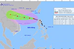 Bão số 3 có thể mạnh thành siêu bão, khả năng cảnh báo lên mức thảm họa