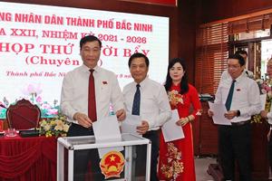 Bắc Ninh bầu 2 phó chủ tịch UBND thành phố