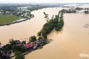 Hà Nội có nguy cơ ngập úng diện rộng kéo dài tại các quận, huyện ven đê