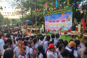 Báo Thanh tra đồng hành cùng Biên phòng Quảng Trị tổ chức đêm “Thiếu nhi Việt - Lào: Vui hội Trăng rằm”