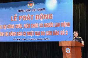 Công đoàn Tổng cục Hải quan quyên góp hơn 850 triệu đồng ủng hộ đồng bào bị thiệt hại do bão số 3