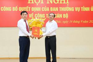 Vĩnh Phúc: Phó Chánh Thanh tra tỉnh làm Bí thư Huyện ủy Tam Đảo