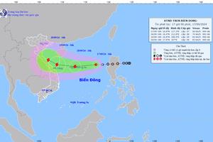 Bão số 4 sắp hình thành, hướng vào Quảng Bình - Quảng Ngãi