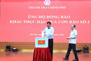 Ngành Thanh tra chung tay khắc phục hậu quả cơn bão số 3