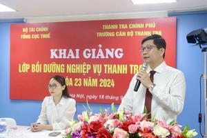 110 công chức ngành Thuế tham gia khoá bồi dưỡng nghiệp vụ thanh tra viên