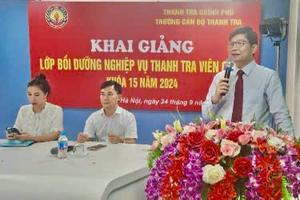 Khải giảng lớp thanh tra viên chính K15