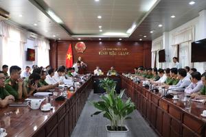 Thanh tra Bộ Công an công bố quyết định thanh tra đối với UBND tỉnh Hậu Giang