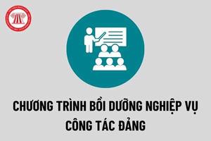 Tỉnh ủy Quảng Trị bồi dưỡng nghiệp vụ công tác xây dựng Đảng