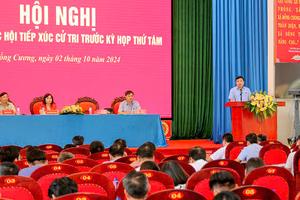 Vĩnh Phúc: Đại biểu Quốc hội tỉnh tiếp xúc cử tri tại huyện Yên Lạc