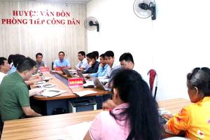 Vân Đồn (Quảng Ninh): Thực hiện đồng bộ, hiệu quả công tác tiếp công dân

