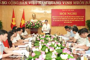 Hà Nam tiếp nhận 1.682 đơn, thư trong quý III