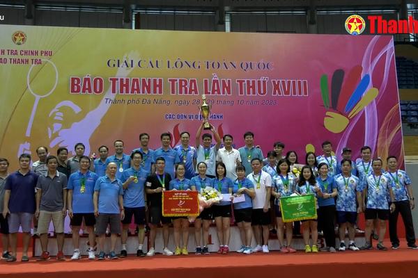 Giải Cầu lông toàn quốc Báo Thanh tra: 18 mùa giải thành công