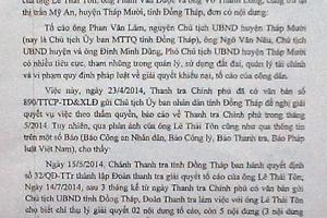 Thanh tra Chính phủ yêu cầu báo cáo trong tháng 10