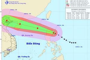 Bão Kalmaegi giật cấp 13 có thể đổ bộ vào Quảng Ninh-Hải Phòng