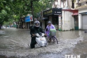  Hà Nội có khả năng ngập lụt cục bộ sau hoàn lưu bão số 3
