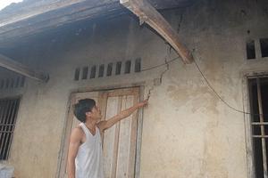 Khai thác mỏ đá gây nứt tường nhà dân