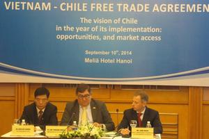 Cán cân thương mại Việt Nam - Chile đã cân bằng