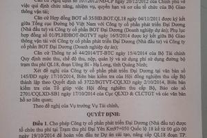 Chính thức thu phí trên Quốc lộ 18  