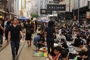 Thủ lĩnh sinh viên Hong Kong: “Chiếm Trung tâm” sẽ không rút lui