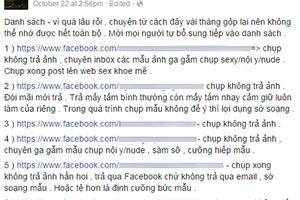 Rúng động mẫu nude Việt tố nhiếp ảnh gia sàm sỡ
