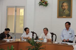 Phó Tổng Thanh tra Nguyễn Chiến Bình làm việc tại Kiên Giang và An Giang