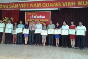 Bế giảng lớp nghiệp vụ thanh tra viên khóa 9/2014