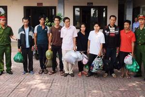 Bắt giữ 9 đối tượng trốn lệnh truy nã