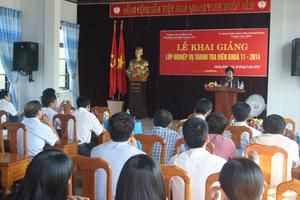 Khai giảng lớp bồi dưỡng nghiệp vụ thanh tra viên