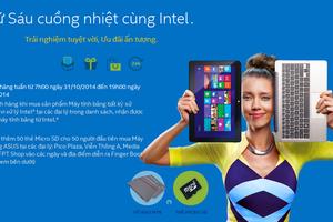Nhiều ưu đãi với “Thứ sáu cuồng nhiệt cùng Intel” 