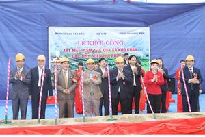 Khởi công xây dựng 89 trạm y tế các xã khó khăn