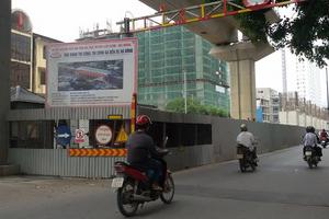 Hạng mục không ảnh hưởng nhiều đến giao thông được thi công ngay