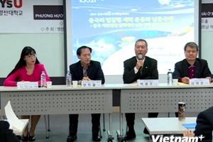 Hội thảo khoa học về tranh chấp lãnh hải ở Biển Đông tại Hàn Quốc