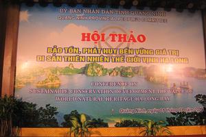 Choáng với lỗi ngữ pháp tiếng Anh sơ đẳng tại hội thảo về vịnh Hạ Long