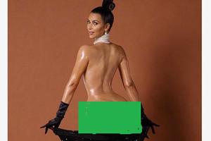 Kim Kardashian cởi táo bạo trên bìa Paper
