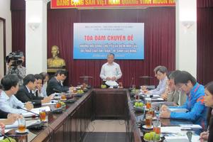 Tọa đàm chính sách pháp luật về an toàn vệ sinh lao động
