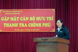 Gặp mặt cán bộ hưu trí 