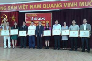 Bế giảng lớp Thanh tra viên khóa 13 năm 2014