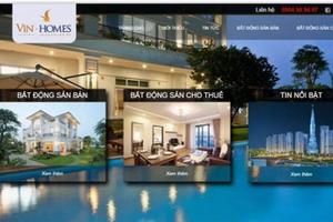Triệu tập đối tượng “nhái” website của Vingroup để bán nhà