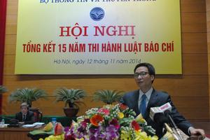 Tham gia ý kiến rộng rãi xây dựng Luật Báo chí