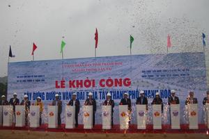 Khởi công đường vành đai phía Tây TP Thanh Hóa