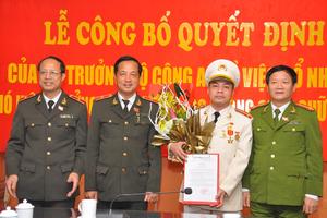 Đại tá Lê Quang Bốn giữ chức Phó Hiệu trưởng Trường Đại học PCCC