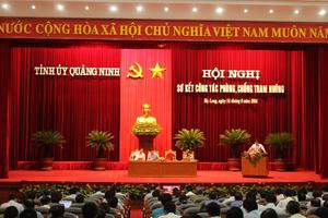 Kết quả công tác lãnh đạo, chỉ đạo về phòng, chống tham nhũng, lãng phí 