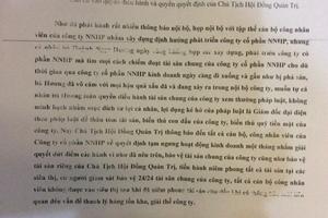 Tạm ngưng hoạt động, tiến hành giải thể Công ty