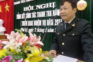 Ông Lê Hoàng Thuyên giữ chức Chánh Thanh tra tỉnh Hà Nam