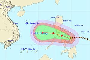 Siêu bão Hagupit vào Biển Đông, 3 “kịch bản” xảy ra