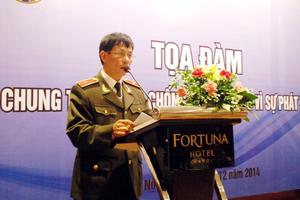 Dạy về PCTN cho học viên chuyên ngành bảo vệ an ninh nội bộ
