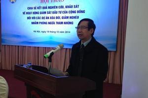 Giám sát đầu tư cộng đồng góp phần ngăn chặn tham nhũng