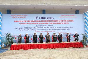 Khởi công 2 cầu "mở hàng" Hiệp định vay vốn WB 2015